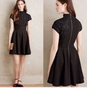 Anthropologie Plenty by Tracy Reese Codetta Mockneck Dress size 10